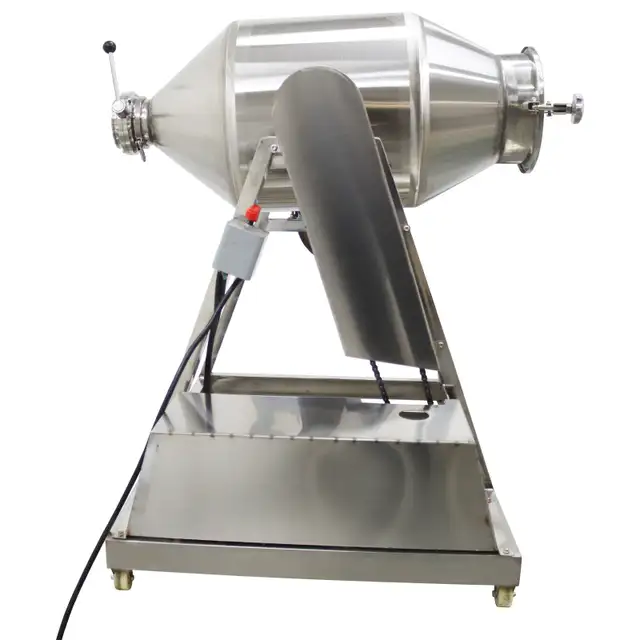 100L 304Stainless Steel Drum Blender Feed Particle Mixer 025702 - Photo 9