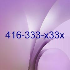 The Perfect Number Awaits you  416  647 905  Get Your's Today