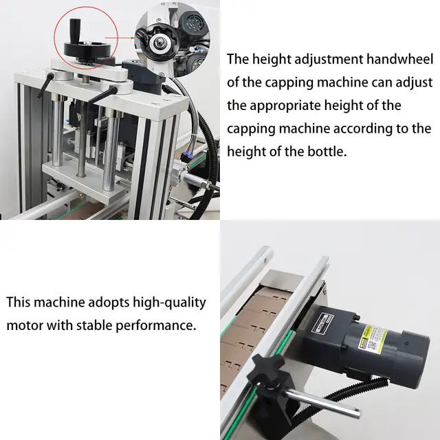 Promotion Automatic Desktop Conveyor Bottle Cap Sealer 160171 - Photo 7