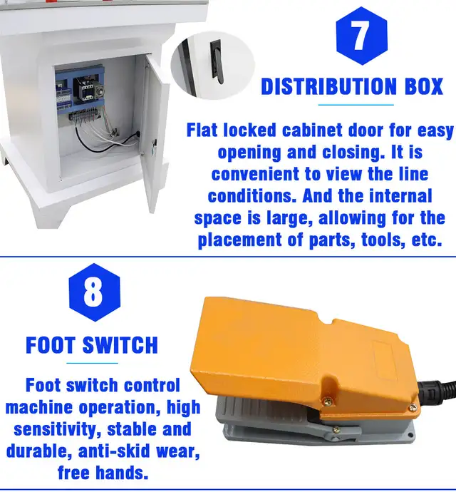 3Z-45-9.5 Pneumatic Hinge Boring Woodworking Drilling 027304 - Photo 6