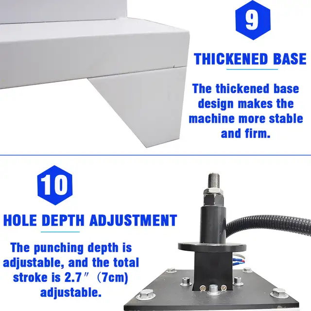 3Z-45-9.5 Pneumatic Hinge Boring Woodworking Drilling 027304 - Photo 7