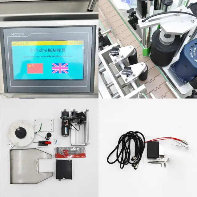 Chain Plate Conveyor Round Bottle Coding &Labeling Machine160235 - Photo 8