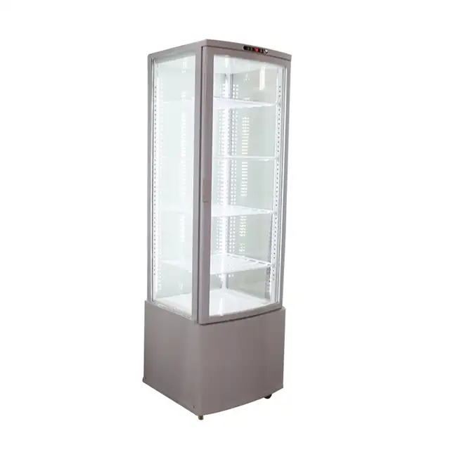 Vertical 5 Layers Cake Refrigerated Glass Display Cabinet 210118 - Photo 2