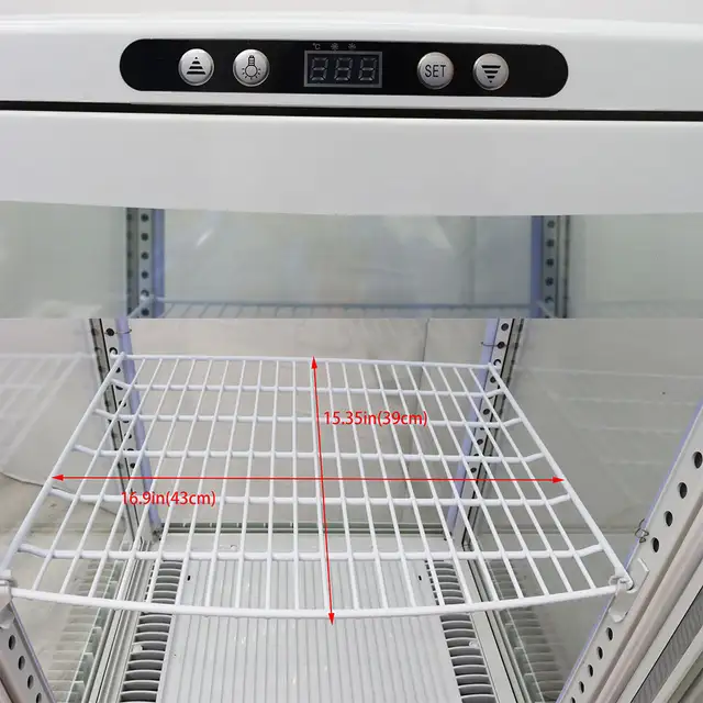 Vertical 5 Layers Cake Refrigerated Glass Display Cabinet 210118 - Photo 7