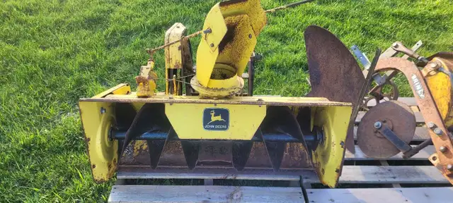 John Deere Snowblower, Rototiller,Plow Attachments. - Photo 2
