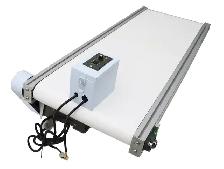 47.215.7' White PVC Mesa Belt Conveyor Power Slider Bed 230555