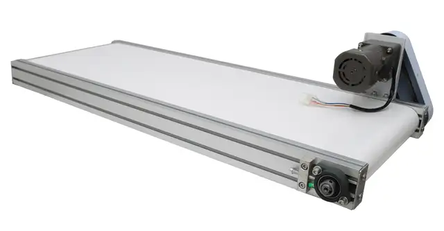 47.215.7' White PVC Mesa Belt Conveyor Power Slider Bed 230555 - Photo 3