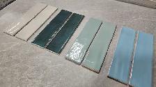 3x12 Handcrafted Subway Tiles – Glossy Ceramic – $3.50/sq.ft