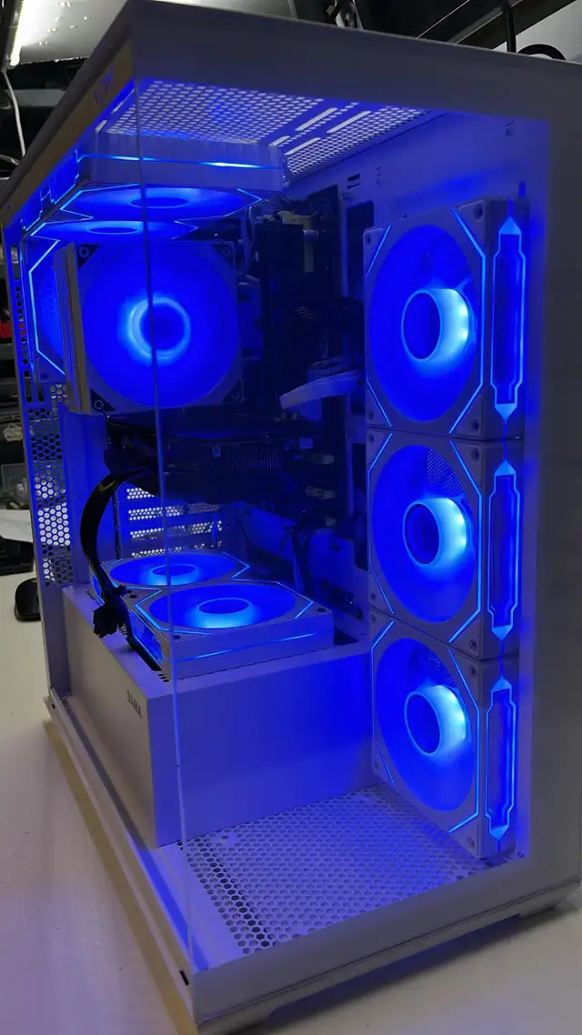 PC GAMING i7-4770 RX 580 8Go 32GB Ram SSD 512GB HDD 500GB Blanc - Photo 3