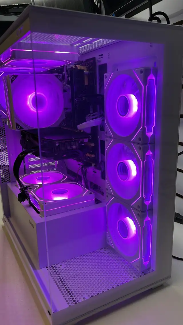 PC GAMING i7-4770 RX 580 8Go 32GB Ram SSD 512GB HDD 500GB Blanc - Photo 4