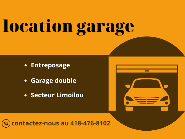 GARAGE DOUBLE - Entreposage, Travaux Légers