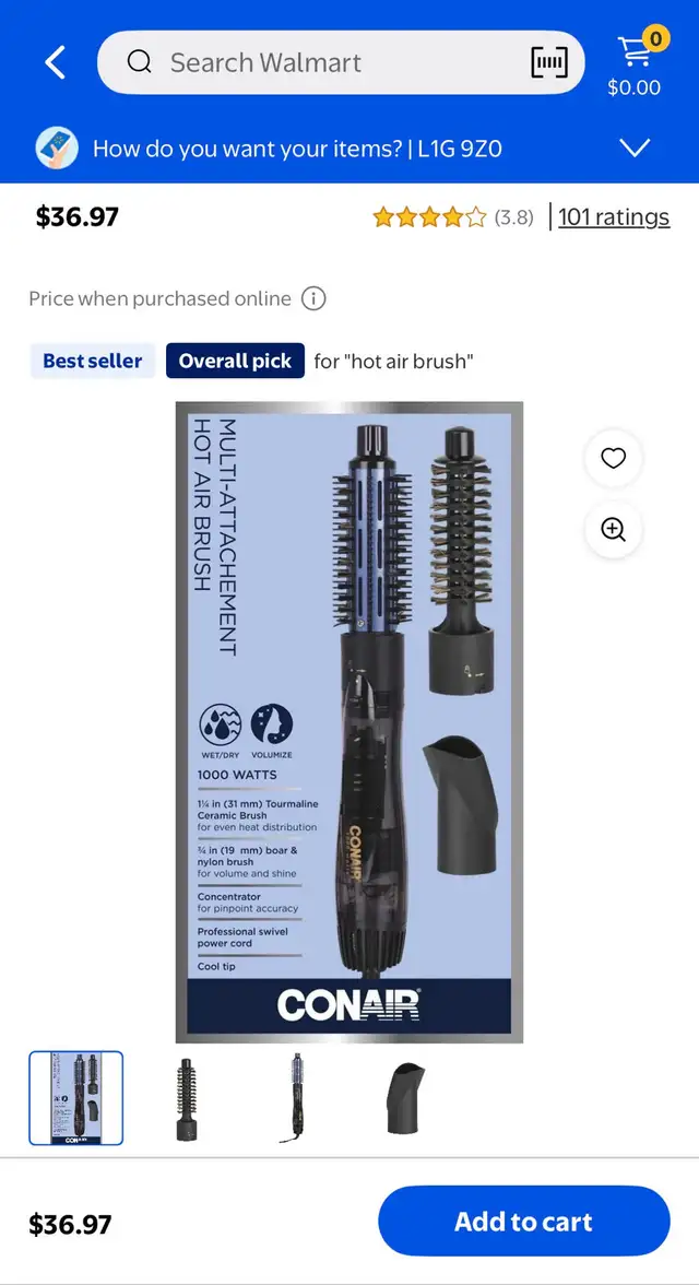 Conair 3-in-1 Hot Air Styler - Photo 5