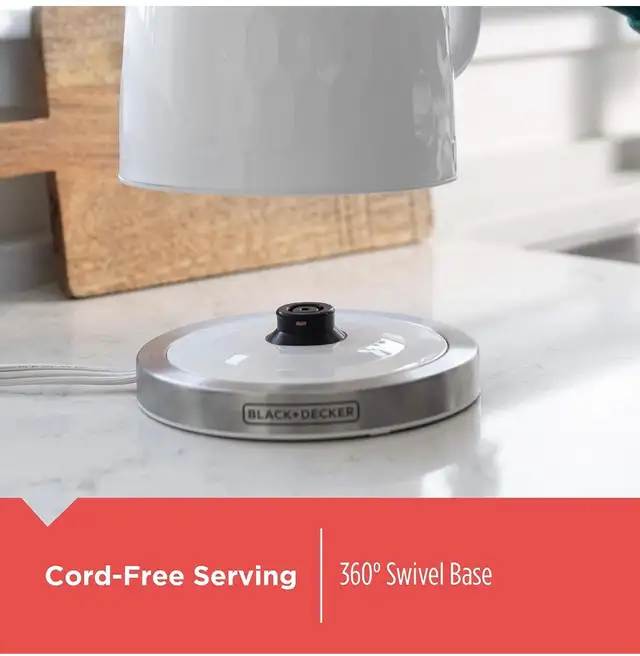 BLACK DECKER 1.7L electric kettle - Photo 5