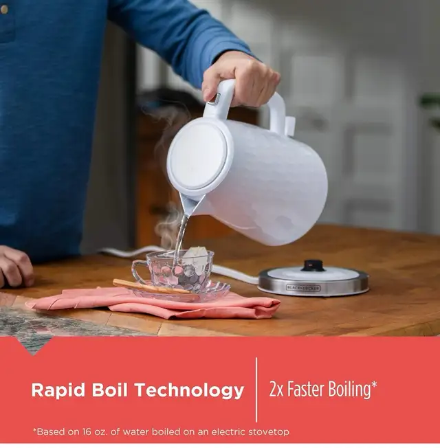 BLACK DECKER 1.7L electric kettle - Photo 7