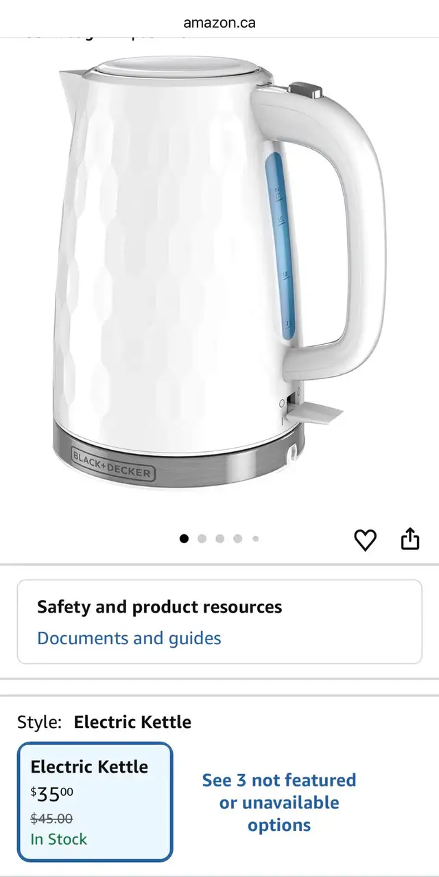 BLACK DECKER 1.7L electric kettle - Photo 9