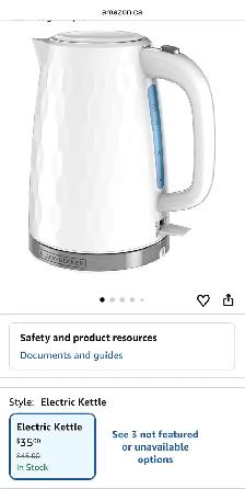 BLACK DECKER 1.7L electric kettle - Photo 9