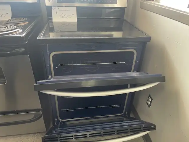 Cuisinière stainless vitrocéramique double fours LG - Photo 3