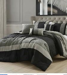 6-Piece Gray Comforter Set - Photo 3