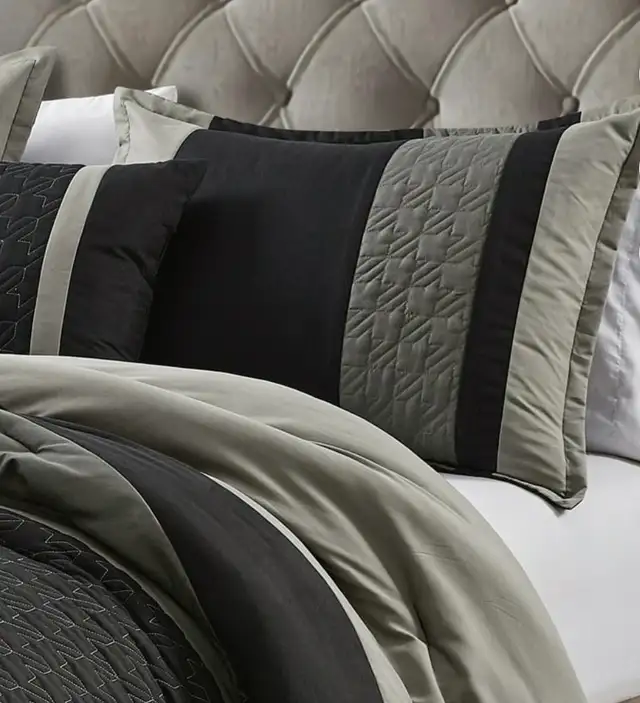 6-Piece Gray Comforter Set - Photo 4