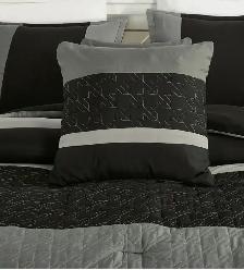 6-Piece Gray Comforter Set - Photo 6
