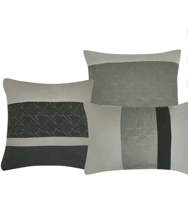 6-Piece Gray Comforter Set - Photo 8