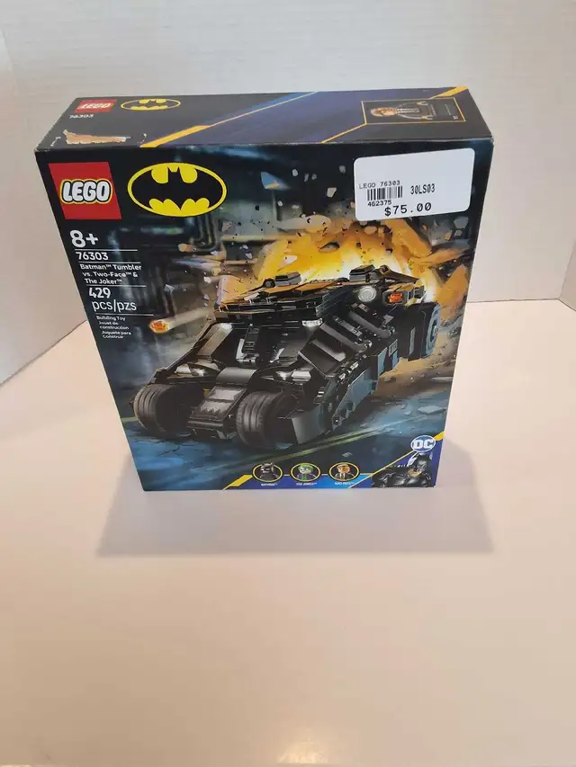 Batman Tumbler vs Two-Face & The Joker Lego