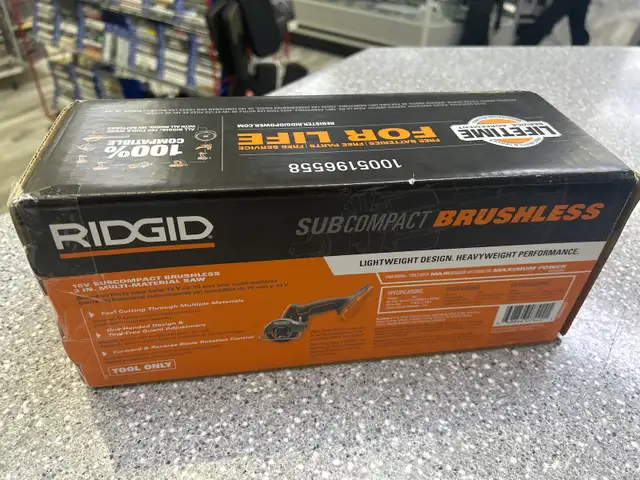 Ridgid R87547B 18V Sub Compact Milti Tool New - Photo 2