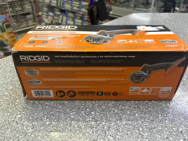 Ridgid R87547B 18V Sub Compact Milti Tool New - Photo 3