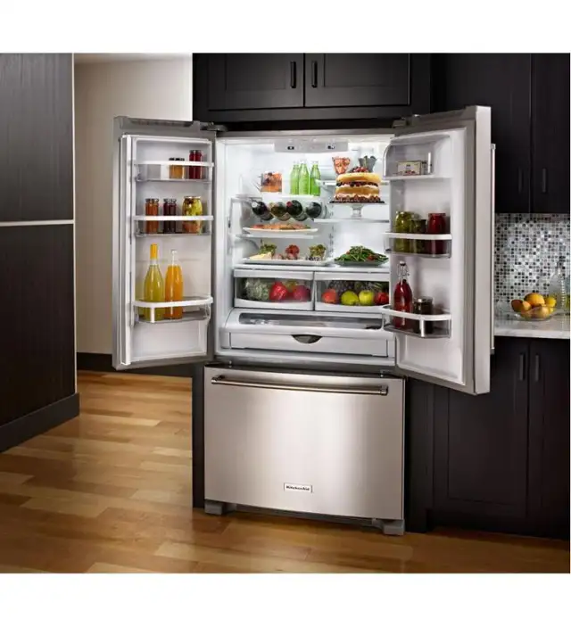 Kitchenaid KRFF305ESS 36' Standard Depth French Door Fridge 25.2 - Photo 4
