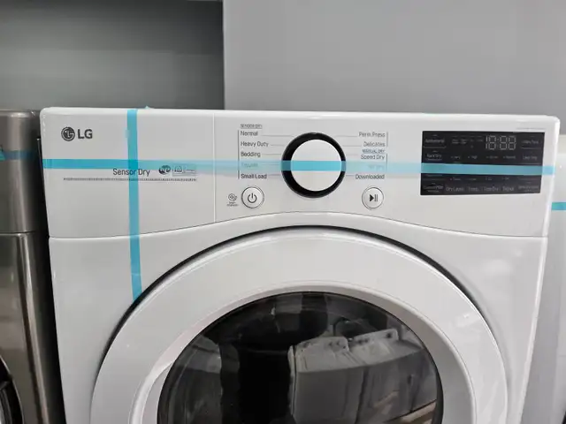 NEWER! LG 27' White Front-Load Stackable Washer & Electric Dryer - Photo 6