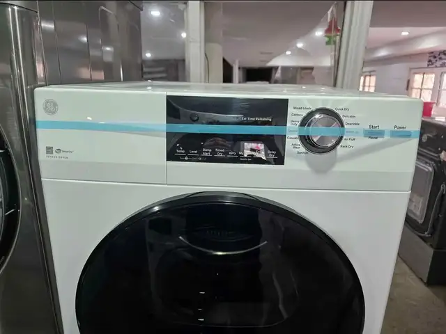 NEWER MODEL! GE 24' White Front-Load Stackable Washer & Dryer - Photo 6