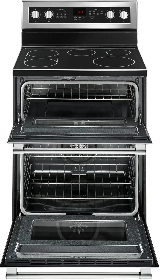 Maytag Range YMET8800FZ 30' Double Oven Electric With True Conve - Photo 3