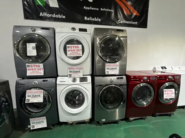 Washer&Dryer set promo $795