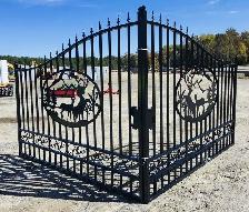 14FT Decorative Iron Gate – Deer Pattern - Photo 2