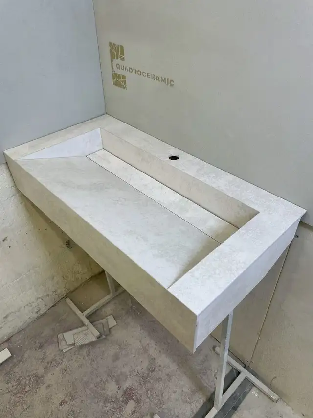 Bathroom Quartz Pieces – Modern Look - Contact now