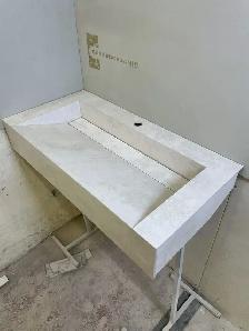 Bathroom Quartz Pieces – Modern Look - Contact now