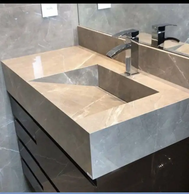 Bathroom Quartz Pieces – Modern Look - Contact now - Photo 2