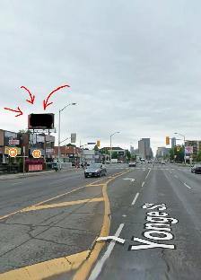 PRIME BILLBOARD FOR RENT – YONGE & STEELES