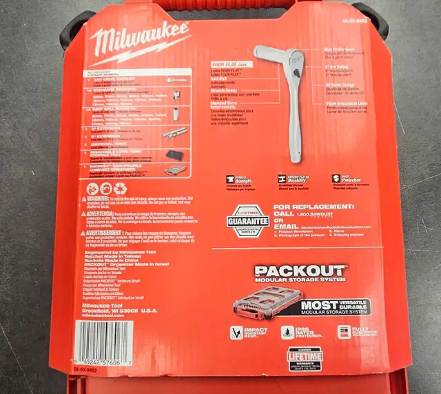 Milwaukee 32PC Socket Set New! - Photo 3