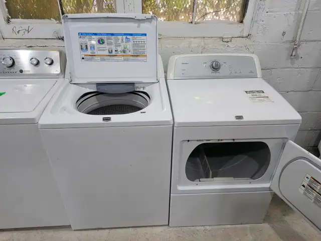 Maytag 27' White Top-Load White Washer & Front-Load Dryer - Photo 8