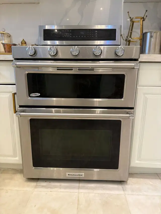 Kitchen Aid Dual Oven Gas Stove