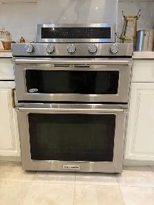 Kitchen Aid Dual Oven Gas Stove