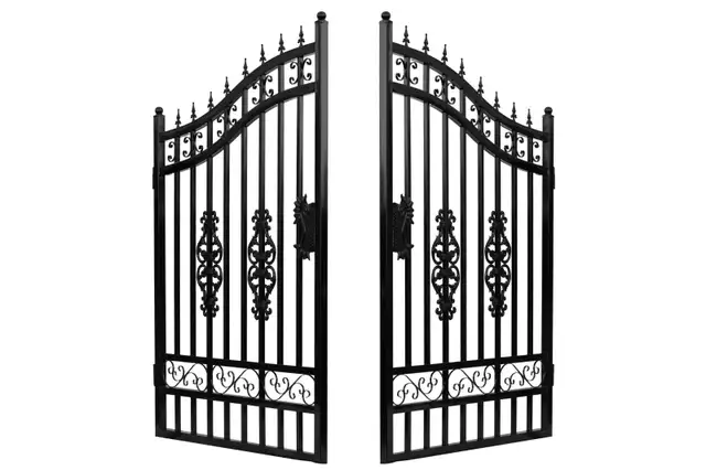20’ Ornamental Iron Gate – Floral Pattern - Photo 2