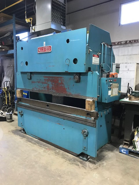 ALLSTEEL HYDRAULIC PRESS BRAKELOADED ON YOUR TRUCK INCLUDED