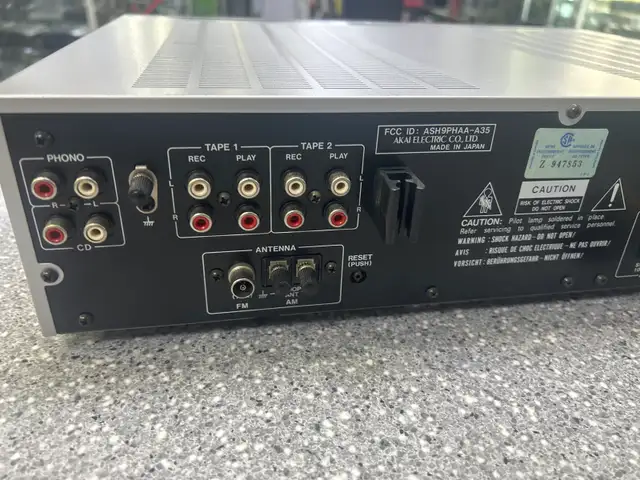 Akai AA-A35 Computer Controlled Stereo Receiver - Photo 5
