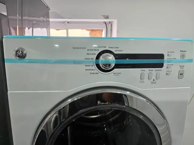 WOW GE 24' White Front-Load Stackable Washer Electric Dryer Set - Photo 6