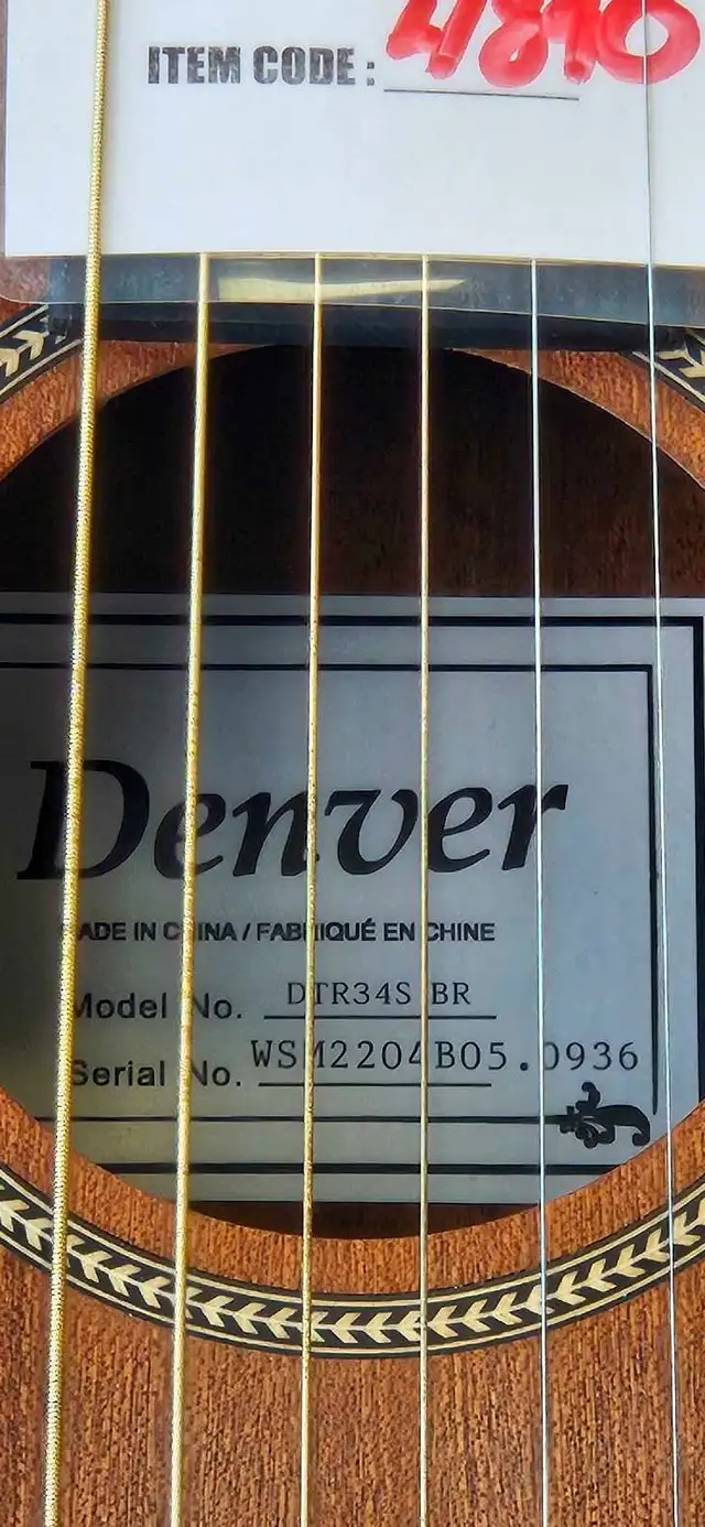 Denver Travel Parlour Style Guitar - Photo 2