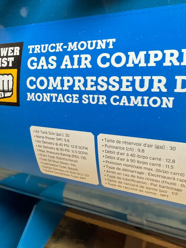 BRAND NEW POWERFIST TRUCK-MOUNT AIR COMPRESSOR - Photo 4