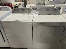 Laveuse sécheuse top load traditionnelles blanches Whirlpool