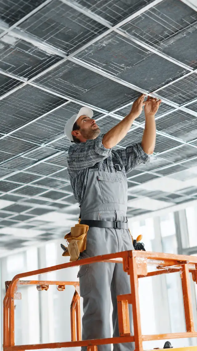 Drop ceiling repair - Drywall repair - Baseboard - Casing - Trim